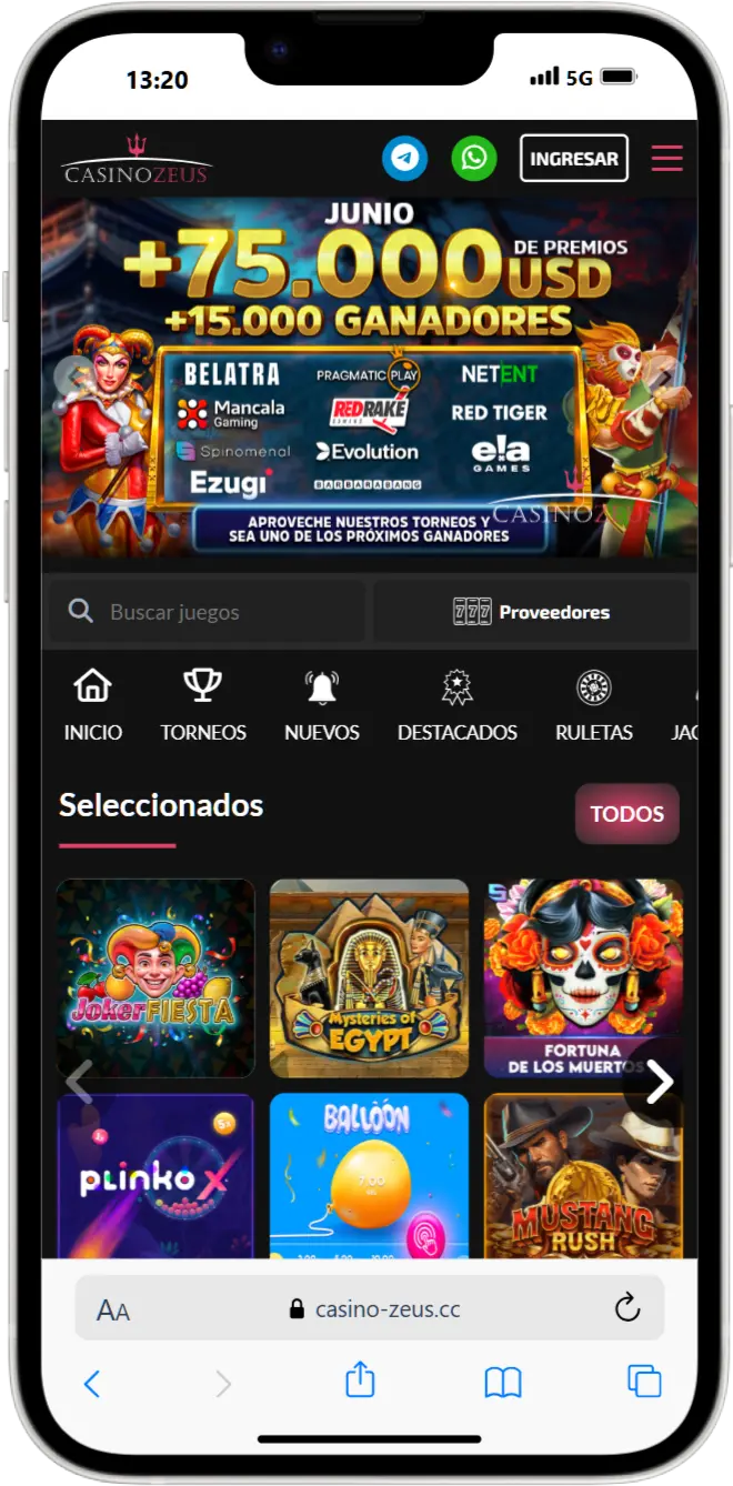 Casino Zeus Sitio oficial Casino Zeus